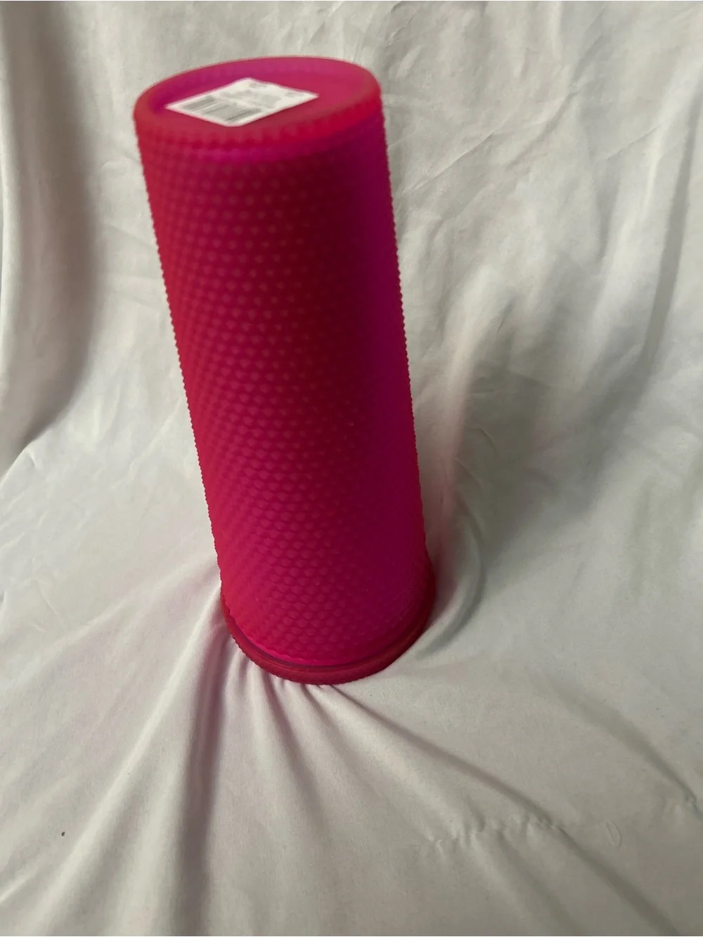 Starbucks Hot Pink Textured Studded Tumbler with Lid